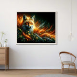 The Long-Furred Fox — Diamond Painting Kit, product view 2