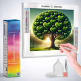 Heart Tree: Magic of Nature — Diamond Painting Kit, product view 3