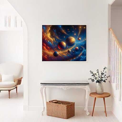 The Planetary System — Diamond Painting Kit, product view 2