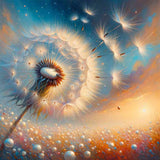 Dandelion blowing — Diamond Painting Kit design