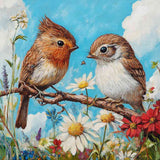 Springtime Birdsong — Diamond Painting Kit design