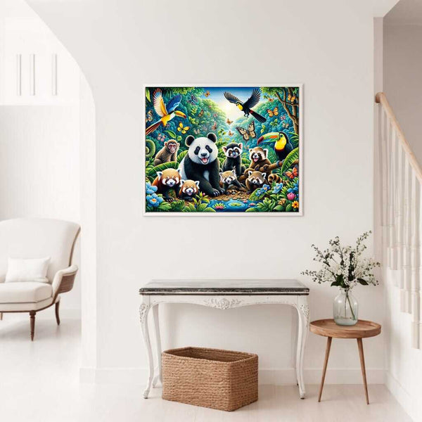 Jungle Friends — Diamond Painting Kit, product view 2