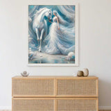 Bride with white horse — Diamond Painting Kit, product view 2