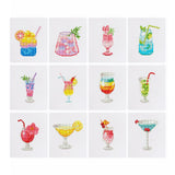 Colorful Cocktail Dreams, Set of 12 — Mini Diamond Painting Set design