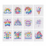 Enchanted Fantasy World, Set of 12 — Mini Diamond Painting Set design