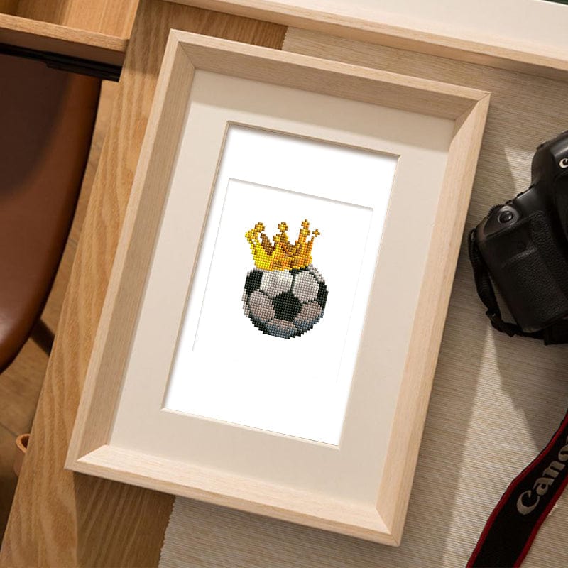 Soccer Fans Collection, Set of 12 — Mini Diamond Painting Set, product view 7
