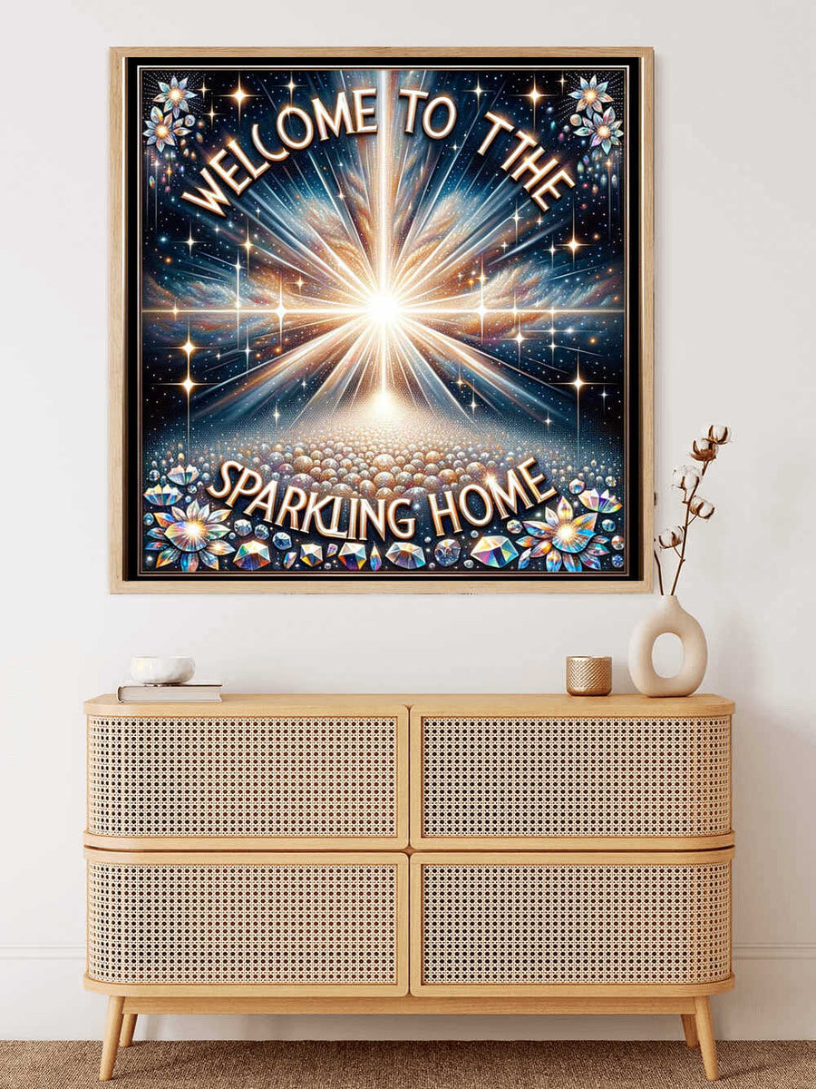 Welcome to Our Home — Diamond Painting Kit, product view 2