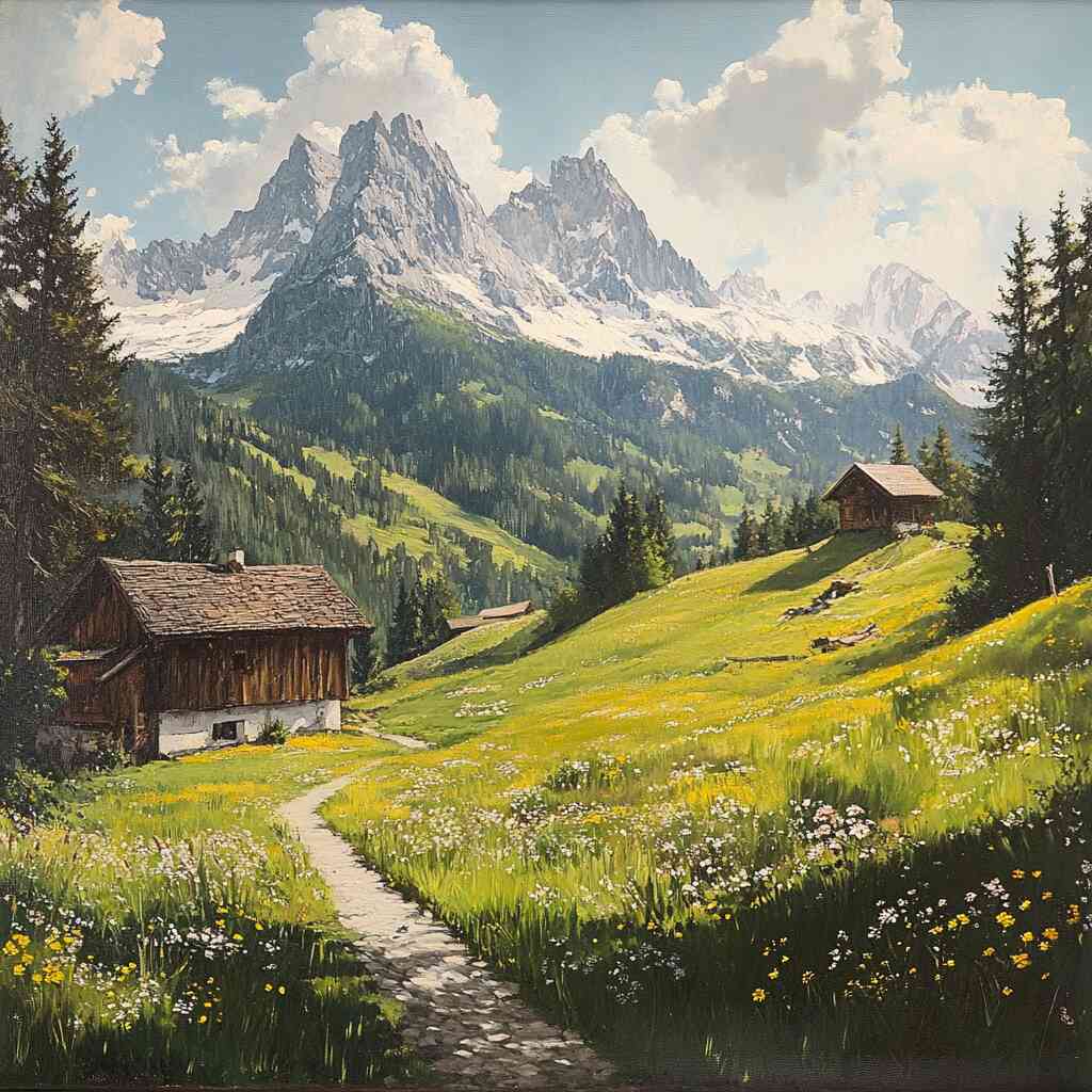 The Path to Stillness — Diamond Painting Kit design