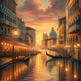 Venice sunset — Diamond Painting Kit design
