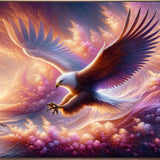 Eagle approaching — Diamond Painting Kit design