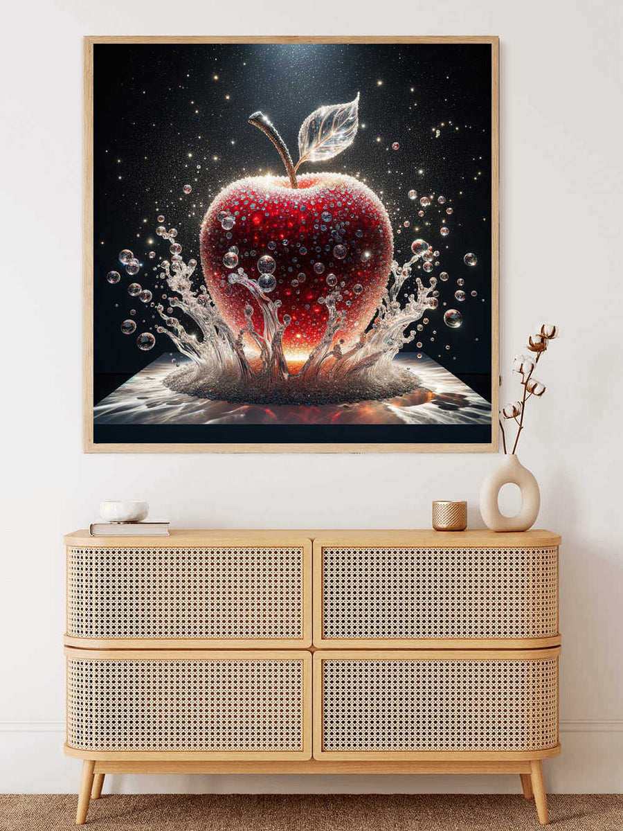 Red Apple Water — Diamond Painting Kit, product view 2