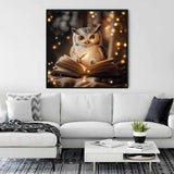 Owl Candlelight — Diamond Painting Kit, product view 2