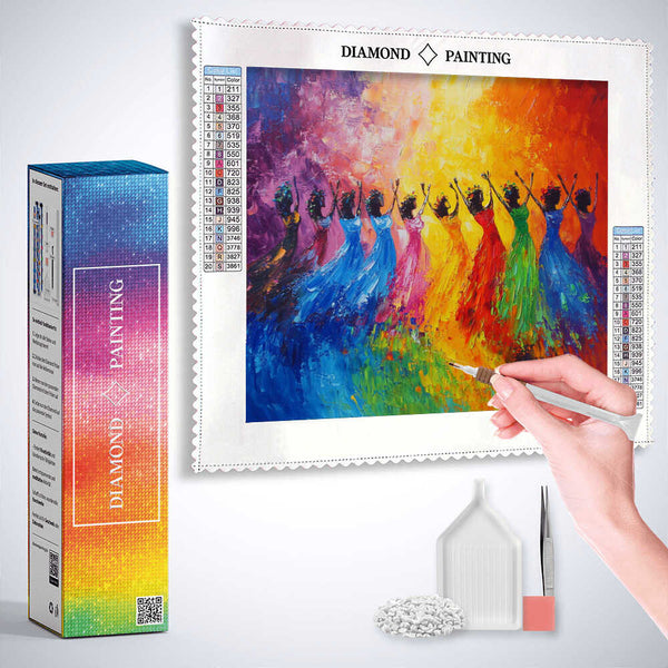 Shadows in Color — Diamond Painting Kit, product view 3