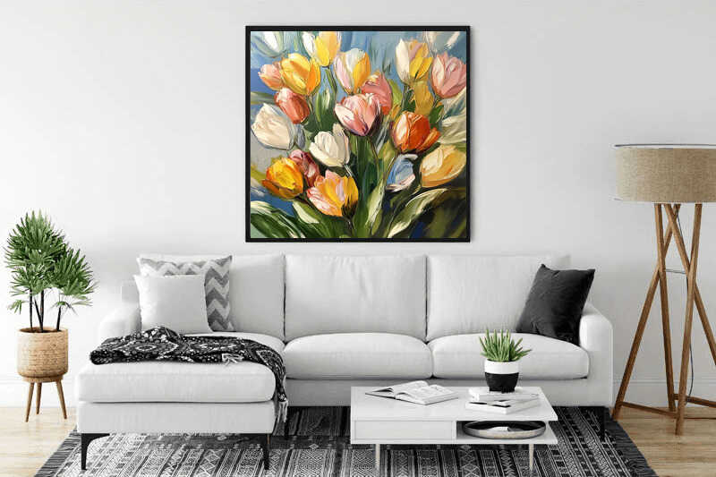 Tulip Poetry — Diamond Painting Kit, product view 2