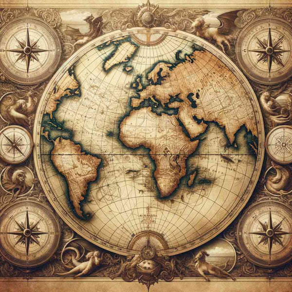 A journey through times and seas — Diamond Painting Kit design