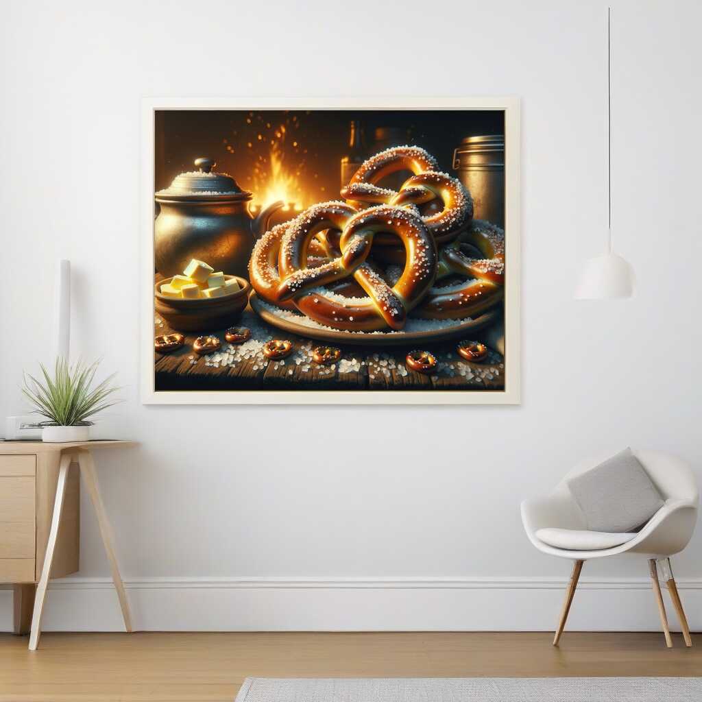 Pretzel Time — Diamond Painting Kit, product view 2