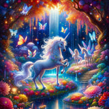 Unicorn dream world — Diamond Painting Kit design