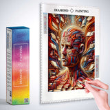 Book Man — Diamond Painting Kit, product view 3
