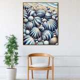 Striped shells — Diamond Painting Kit, product view 2