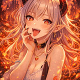 Flameheart Anime Fantasy — Diamond Painting Kit design