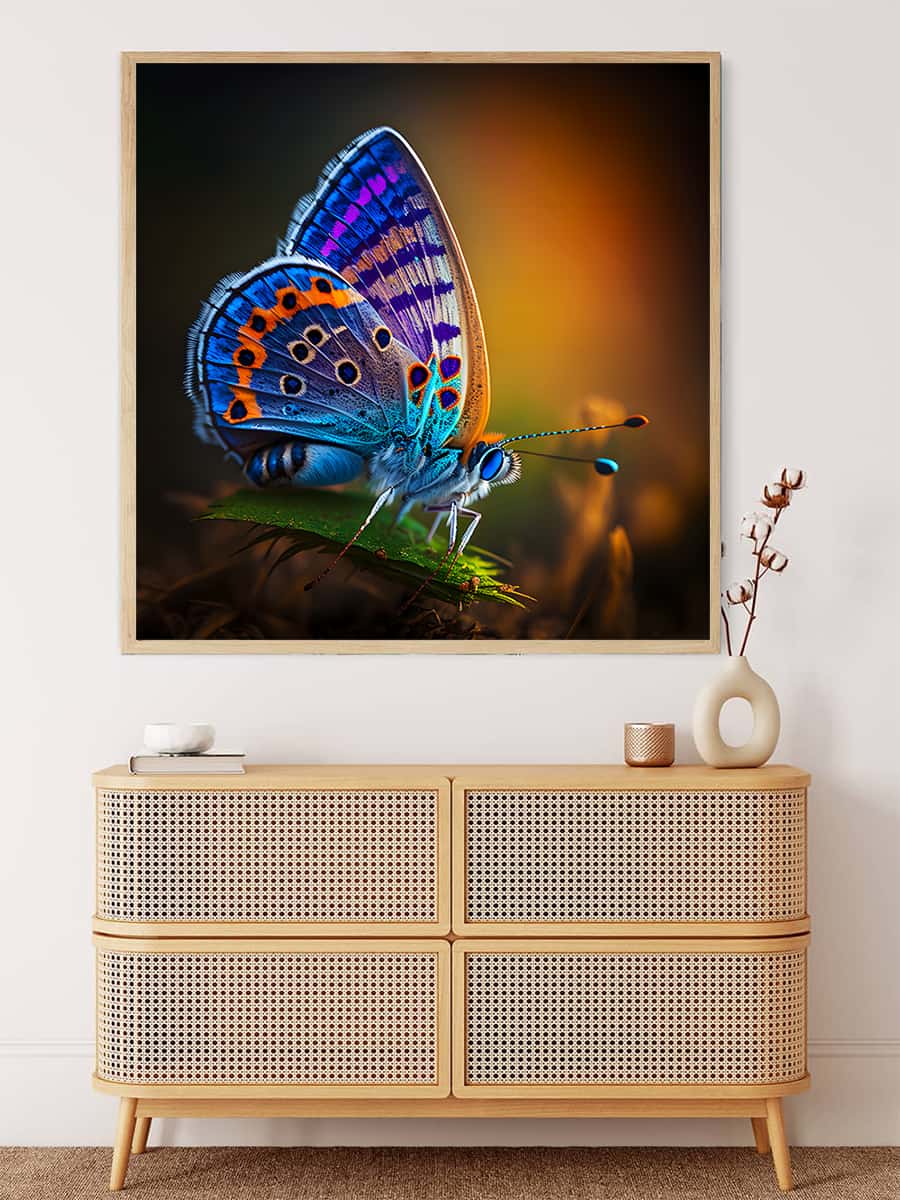 Butterfly Purple — AB Diamond Painting Kit, product view 3