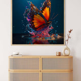 Butterfly bathing — AB Diamond Painting Kit, product view 3