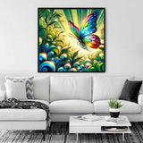 Rainbow butterfly — Diamond Painting Kit, product view 3
