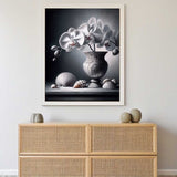 White orchid in vase — Diamond Painting Kit, product view 2