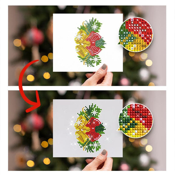 Merry Christmas Collection, Set of 12 — Mini Diamond Painting Set, product view 10