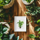 Green Leaf Collection, Set of 12 — Mini Diamond Painting Set, product view 4