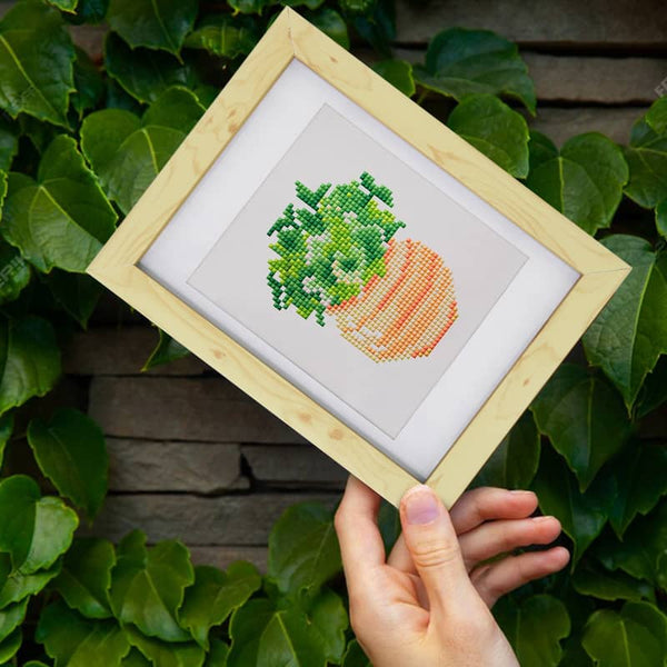 Green Leaf Collection, Set of 12 — Mini Diamond Painting Set, product view 6