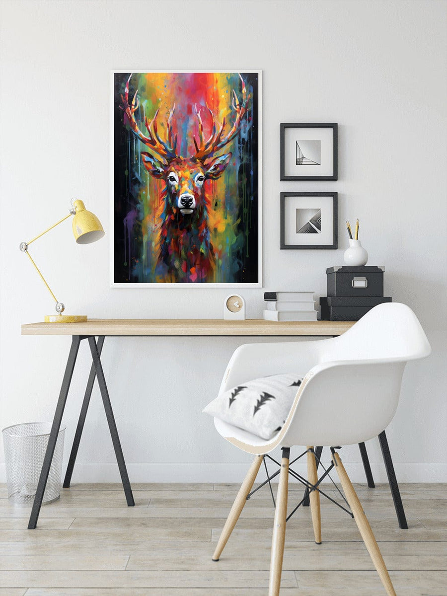 Deer of colors — Diamond Painting Kit, product view 3
