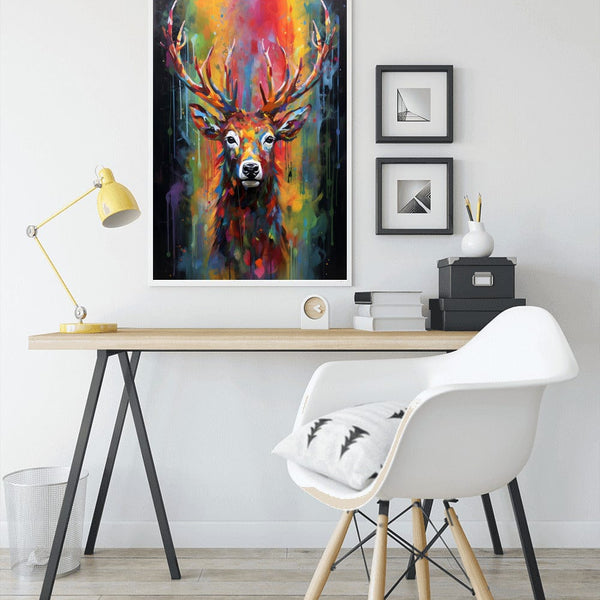 Deer of colors — Diamond Painting Kit, product view 3