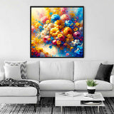 Bouquet of summer flowers — Diamond Painting Kit, product view 2