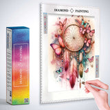 Butterflies and dreamcatcher — Diamond Painting Kit, product view 3