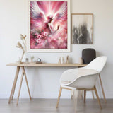 Pink Angel — Diamond Painting Kit, product view 2