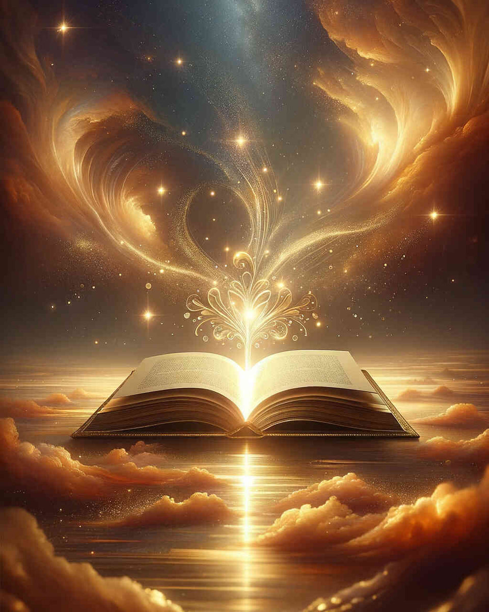 The Golden Book — Diamond Painting Kit design