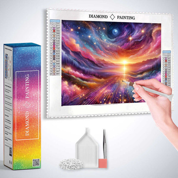The Fantasy Landscape — Diamond Painting Kit, product view 3