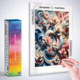 Flower Whirl — Diamond Painting Kit, product view 3