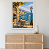 Summer Lemons on the Mediterranean — Diamond Painting Kit, product view 2