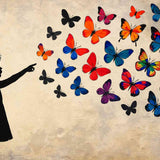 A Moment of Butterfly Magic — Diamond Painting Kit design