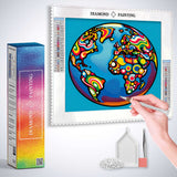 A Colorful World — Diamond Painting Kit, product view 3