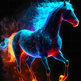Fire Horse — AB Diamond Painting Kit design