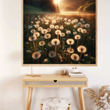 Morning above a Sea of Dandelions — Diamond Painting Kit, product view 2