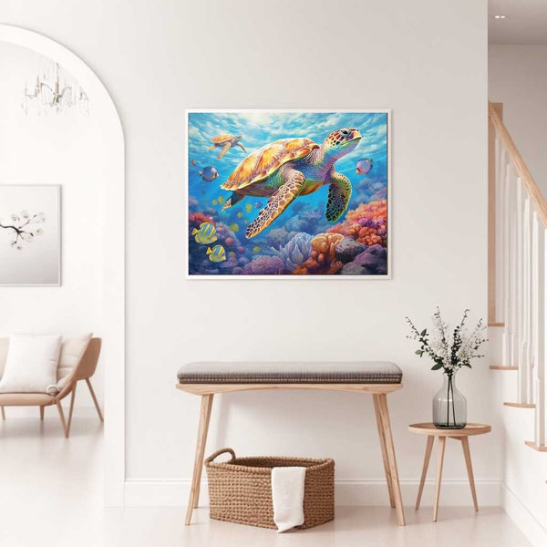 An Ocean Dream in Flight — Diamond Painting Kit, product view 2