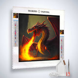 Dragon Whisper — Diamond Painting Kit, product view 2