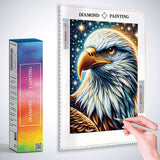 Majestic Eagle Portrait — Diamond Painting Kit, product view 3