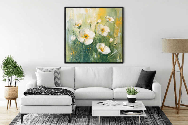 Sunlit Blossom Poetry — Diamond Painting Kit, product view 2
