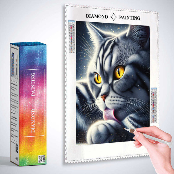 British Shorthair — Diamond Painting Kit, product view 3