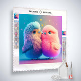 Bird love for two — AB Diamond Painting Kit, product view 2